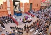 Medio millar de personas acompañan a la Piedad en la Eucaristía previa a la procesión de las Promesas