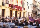 Medio millar de personas acompañan a la Piedad en la Eucaristía previa a la procesión de las Promesas