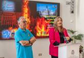 Presentacin de las Fallas de Valencia que se van a celebrar en Cartagena