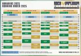 Rock Imperium 2025 - Cartel con horarios confirmados