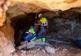 Obras de reconstruccin de la escalera de Poniente en El Ports