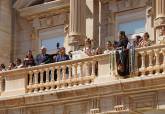 Recepcin de autoridades y falleros en el Palacio Consistorial