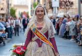 Mil falleros de Valencia protagonizan una ofrenda a la Virgen en Cartagena