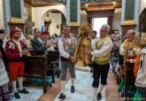 Mil falleros de Valencia protagonizan una ofrenda a la Virgen en Cartagena