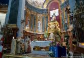 Mil falleros de Valencia protagonizan una ofrenda a la Virgen en Cartagena