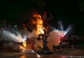 Fallas de Valencia en Cartagena: masclet, ninots, fuegos artificiales, paella gigante, ofrenda floral a la Virgen Desamparados, crida, Nit del Foc y crem.