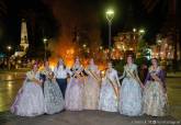 Fallas de Valencia en Cartagena: masclet, ninots, fuegos artificiales, paella gigante, ofrenda floral a la Virgen Desamparados, crida, Nit del Foc y crem.