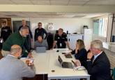 Parque de Seguridad. Alcaldesa Noelia Arrojo supervisa el dispositivo de seguridad junto a Bomberos, Polica Local y Proteccin Civil tras el apagn corte de luz nacional.