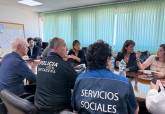 Parque de Seguridad. Alcaldesa Noelia Arrojo supervisa el dispositivo de seguridad junto a Bomberos, Polica Local y Proteccin Civil tras el apagn corte de luz nacional.