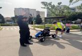 Alumnos del aula abierta del CEIP Cuatro Santos visitan el Parque de Educacin Vial