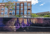 Mural dedicado a Jess Nazareno en Santa Luca