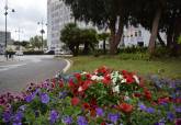 Cartagena apuesta por la eficiencia y la esttica con la instalacin de csped artificial en parterres urbanos