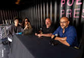 Mucho Ms Mayo 2025 - Kraser y Art Mateo en la grabacin del podcast Las Monstruas