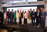 La alcaldesa participa en Madrid en el Encuentro Informativo de Europa Press.