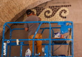 Mural del artista Giovanni Magnoli para Mucho Ms Mayo