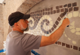 Mural del artista Giovanni Magnoli para Mucho Ms Mayo