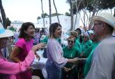 Jornada de convivencia de mayores en el Campamento de Critas en Los Urrutias