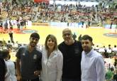 Cuarto partido del Play Off de ascenso a Liga ACB en el Palacio de Deportes de Cartagena. Odio FC Cartagena CB Ceb y Real Betis Baloncesto.