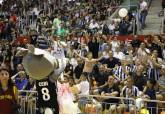 Cuarto partido del Play Off de ascenso a Liga ACB en el Palacio de Deportes de Cartagena. Odio FC Cartagena CB Ceb y Real Betis Baloncesto.