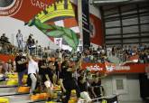 Cuarto partido del Play Off de ascenso a Liga ACB en el Palacio de Deportes de Cartagena. Odio FC Cartagena CB Ceb y Real Betis Baloncesto.