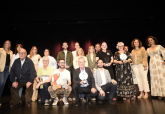 Representantes del Grupo de Teatro Aladroque en el Festival de Teatro Francisco Nieva (Cuenca).