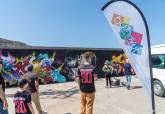 Evento de graffiti 'Fondo Negro' en el dique de La Curra, puerto de Cartagena.