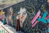 Evento de graffiti 'Fondo Negro' en el dique de La Curra, puerto de Cartagena.