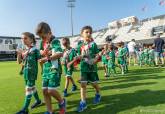 Clausura de la XXXII Liga de Comarcal de Ftbol Base en el Estadio Municipal Cartagonova