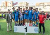 Clausura de la XXXII Liga de Comarcal de Ftbol Base en el Estadio Municipal Cartagonova