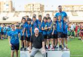 Clausura de la XXXII Liga de Comarcal de Ftbol Base en el Estadio Municipal Cartagonova
