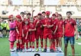 Clausura de la XXXII Liga de Comarcal de Ftbol Base en el Estadio Municipal Cartagonova