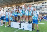 Clausura de la XXXII Liga de Comarcal de Ftbol Base en el Estadio Municipal Cartagonova