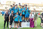 Clausura de la XXXII Liga de Comarcal de Ftbol Base en el Estadio Municipal Cartagonova