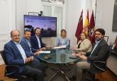 Reunin con el presidente de la FREMM en el Palacio Consistorial
