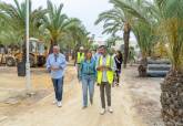 Visita a las obras del Palmeral de Cabo de Palos