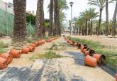 Visita a las obras del Palmeral de Cabo de Palos