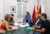 Reunin de la alcaldesa con los responsables de Urbanismo para ultimar la venta de solares para edificar en el Casco Histrico