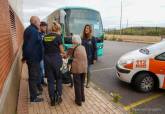 Los vecinos evacuados de Villas Caravaning vuelven a sus casas tras haber estado alojados en el pabellón de Cabezo Beaza