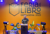 Inauguración de la Feria del Libro de Cartagena 2025 con el pregón de Diego Sánchez Aguilar