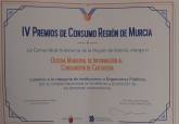La Oficina Municipal de Informacin al Consumidor recibe un premio por su alto nivel de desempeo