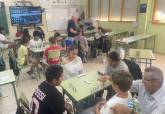 La Asociación Cartagenera de Dominó inicia la gira por los colegios en el CEIP Concepción Arenal