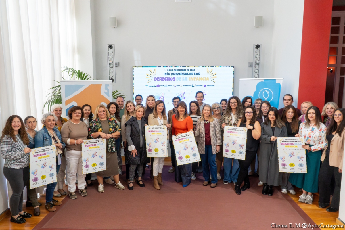 Cartagena celebra el Da de los Derechos de la Infancia con una programacin participativa y el reconocimiento de UNICEF	