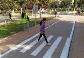 El Parque de Educacin Vial de Cartagena recibe a los alumnos del CEIP Vicente Ros