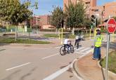 El Parque de Educacin Vial de Cartagena recibe a los alumnos del CEIP Vicente Ros