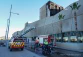 Bomberos de Cartagena controlan incendio en el hospital Santa Luca