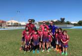 La Escuela del CRU Cartagena disfruta de un fin de semana de rugby en Elche