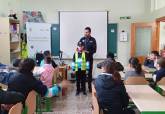 Actividad de la ESPAC en el Parque de Educaci�n Vial con alumnos del Colegio Virgen del Carmen