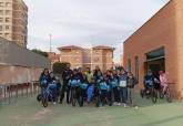 Actividad de la ESPAC en el Parque de Educaci�n Vial con alumnos del Colegio Virgen del Carmen