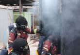 Bomberos de Cartagena participan en el Curso sobre Incendio en Interiores en la ESPAC