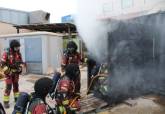 Bomberos de Cartagena participan en el Curso sobre Incendio en Interiores en la ESPAC
